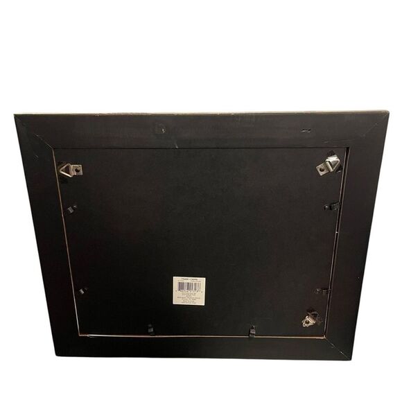 Vintage Signed Watercolor Sailboats Distressed Frame 17.5" X 14" - Picture 4 of 4